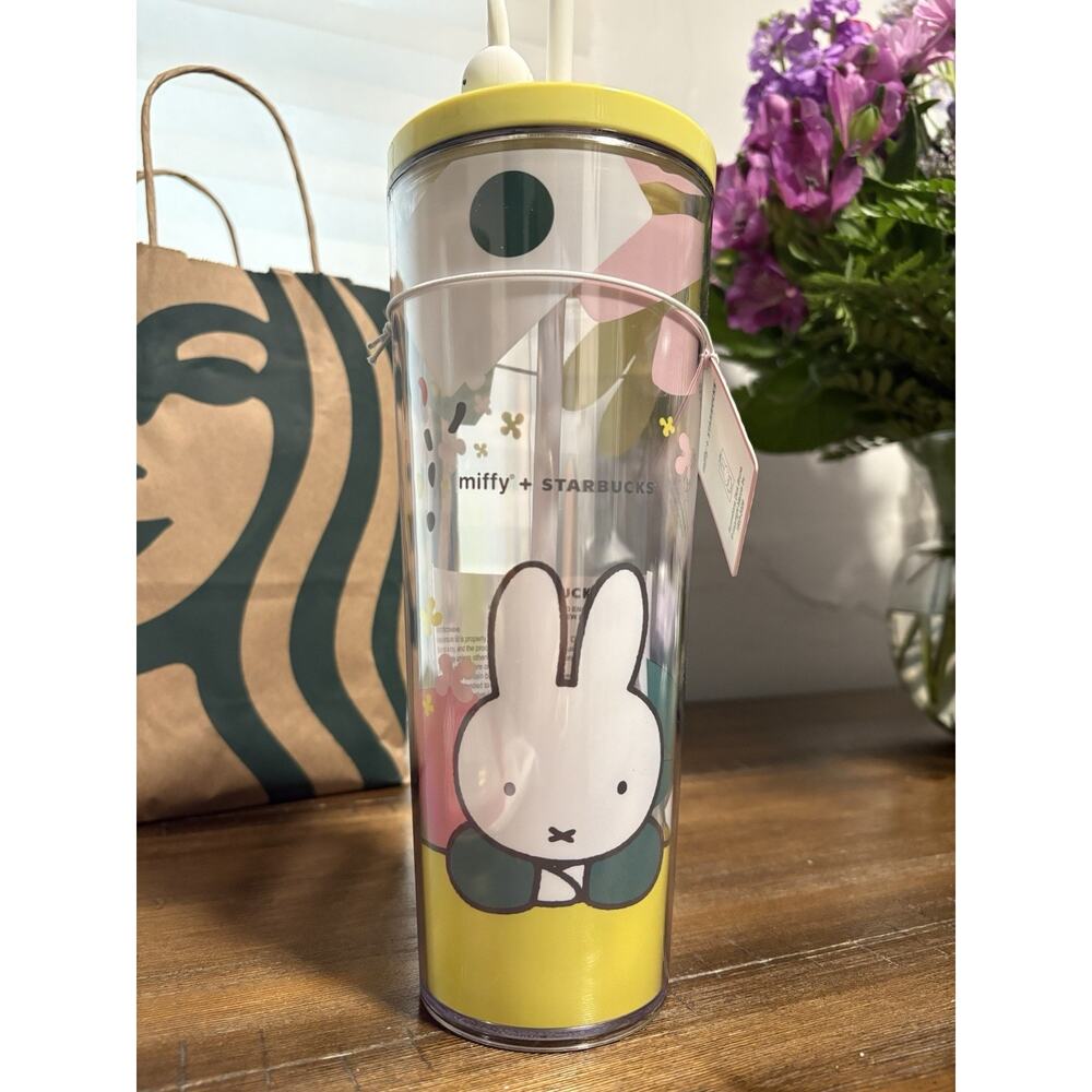 STARBUCKS x MIFFY 24oz Tumbler w/ Miffy Barista Topper READY TO SHIP
